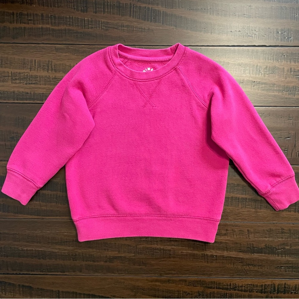 Primary Kids Dark Pink Crewneck Sweatshirt - Picture 5 of 9